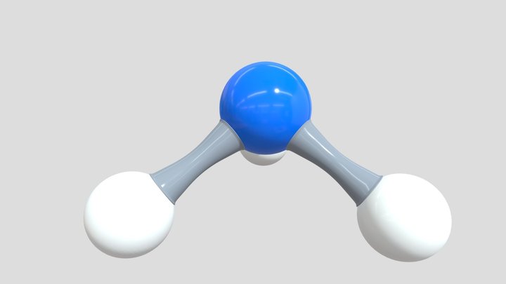 Ammonia Molecular NH3 3D Model