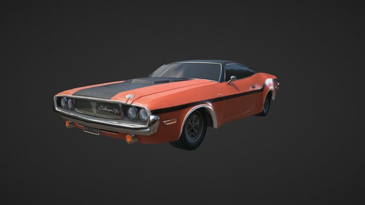 Car for Unity (Dodge RT) 3D Model