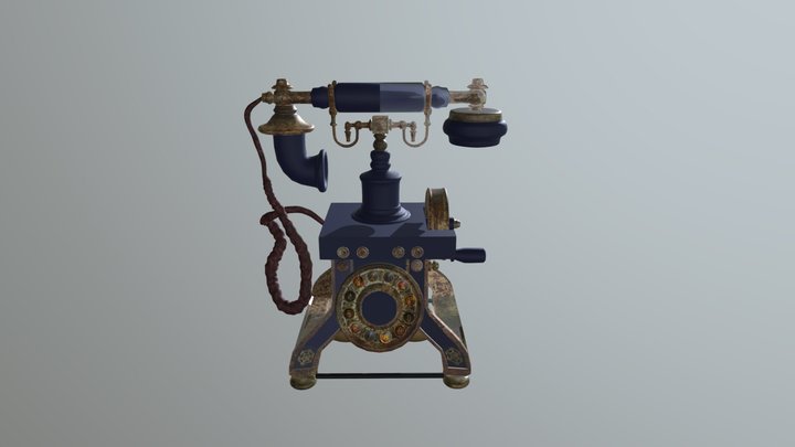 Vintage Phone 3D Model