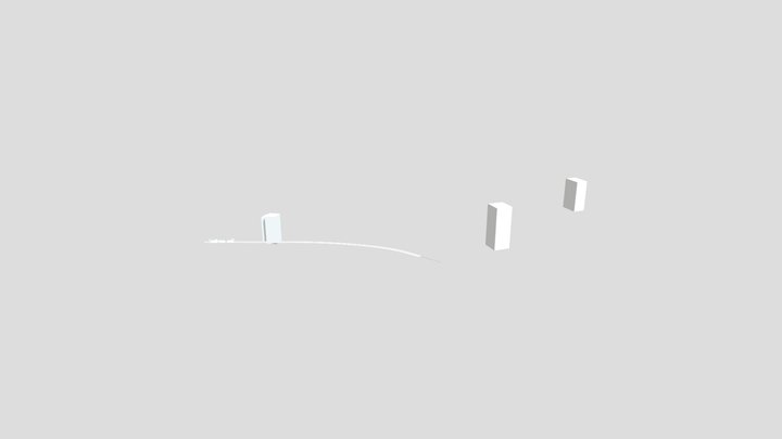 Empty Street 3D Model