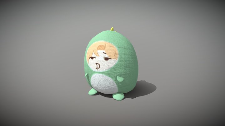 hejin dino cushion 3D Model