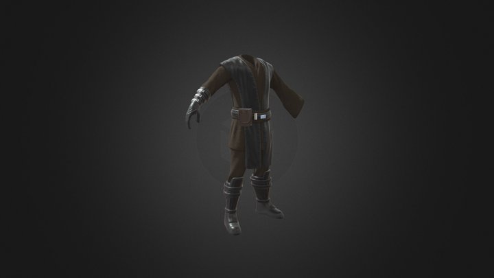 Anakin Skywalker Suit 3D Model