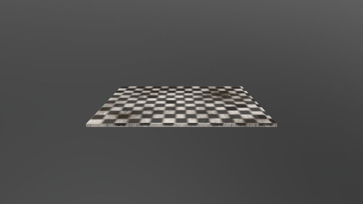Diner Floor 3D Model
