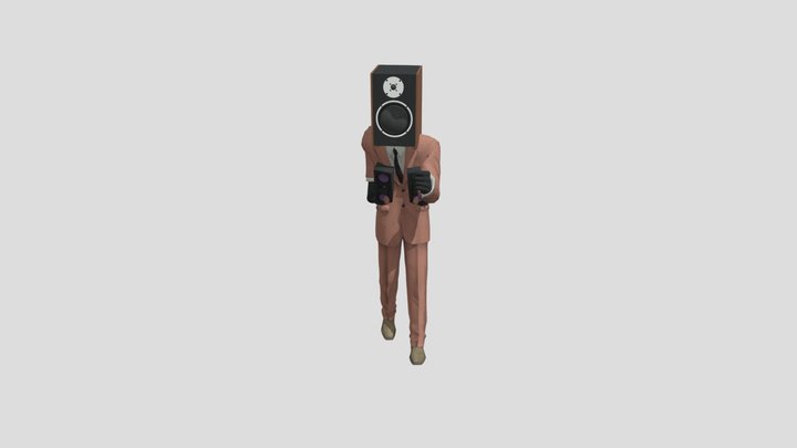 Upgraded_large_speakerman by j 3D Model