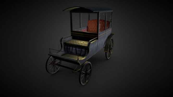 Victorian Carriage 3D Model