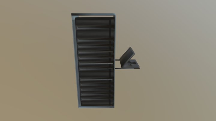 Server Rack 3D Model