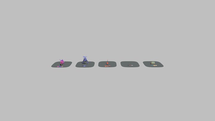 [HW XYZ School] Покраска 3D Model