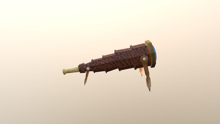 Telescopio 3D Model
