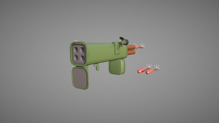 Rocket Louncher (draft) 3D Model