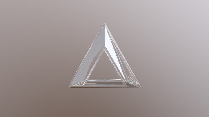 Triangle Assembly Exploded 3D Model