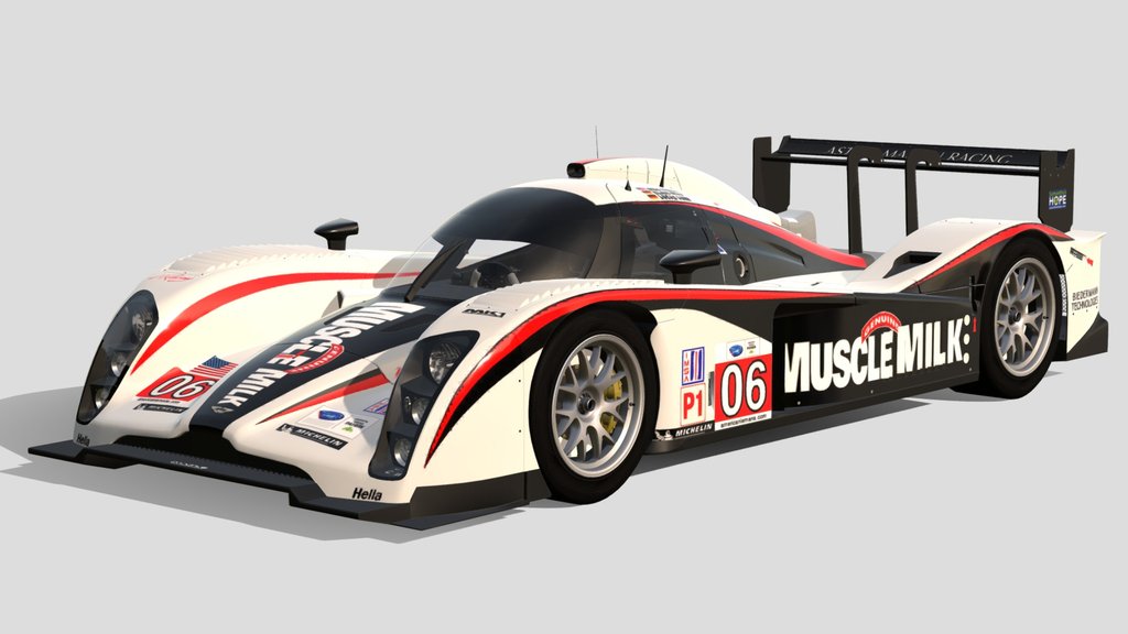 Aston Martin #6 Muscle Milk Aston Martin Lola
