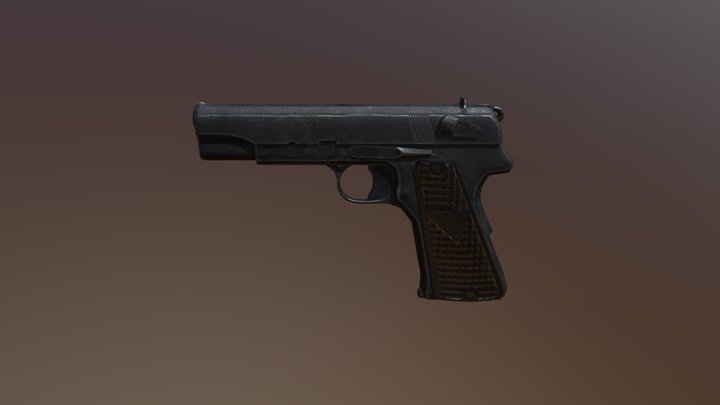 Pistol FB vis 3D Model