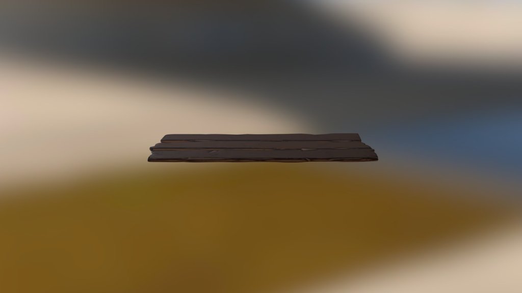 Wooden Plank A - 3D model by freddymhanna [2f141d7] - Sketchfab