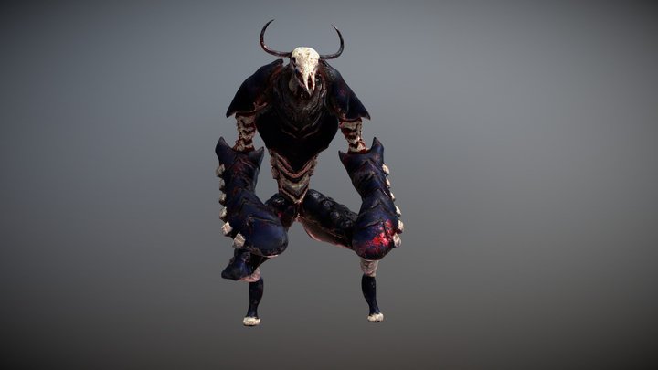 Moloch Warrior 3D Model
