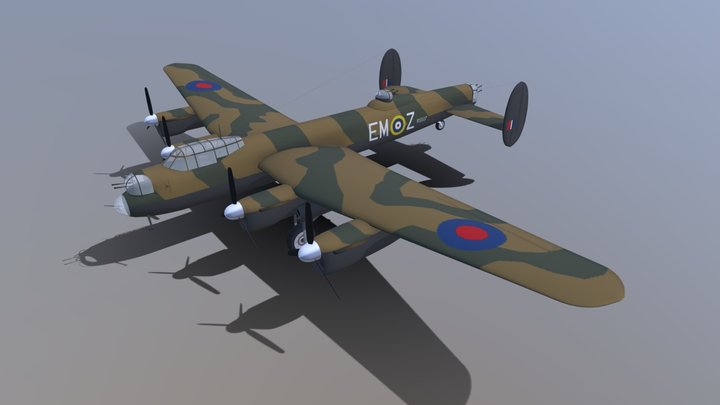 Avro  Lancaster – Modello 3D gratuito STL