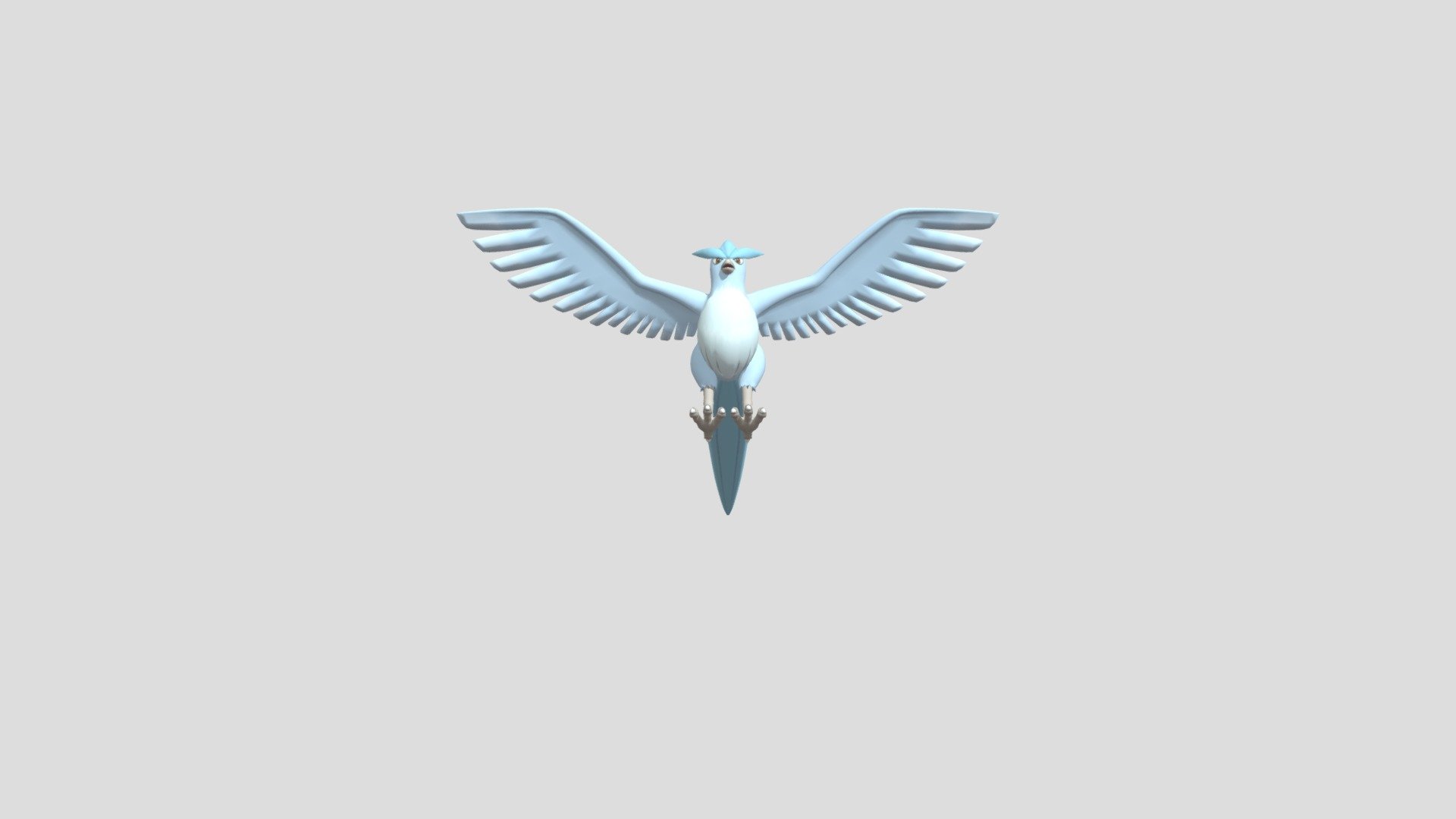 Shiny Articuno – HEPTAGON Studio 3D