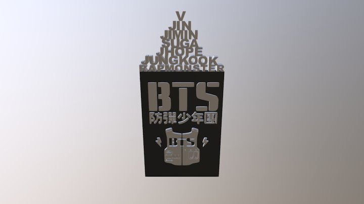 Copy Of Bts Logo (1) 3D Model