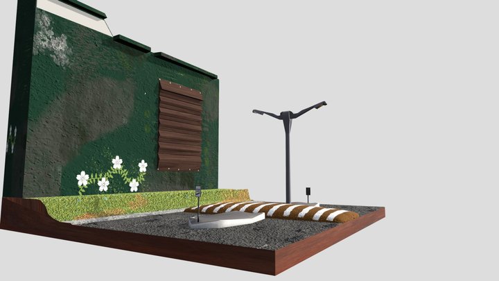 My First 3D Diorama 3D Model