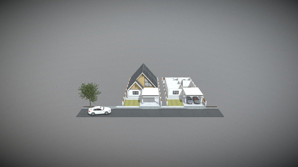 บ้านชั้นเดียวสไตล์นอร์ดิก  67 Sqm