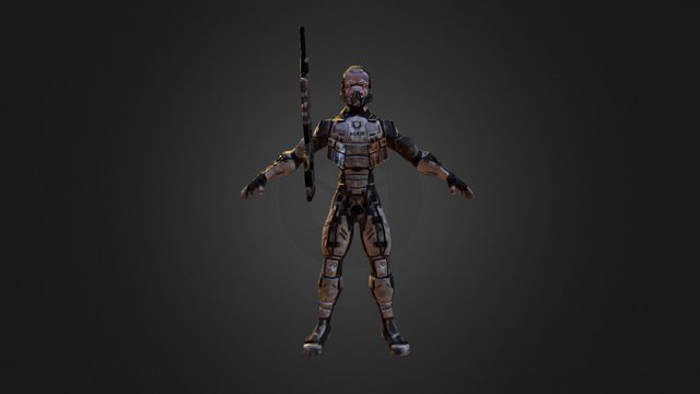 Cytian Rifleman 3D Model