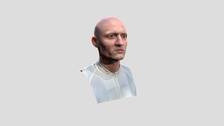 Head scan 02 (Optimized PBR) 3D Model