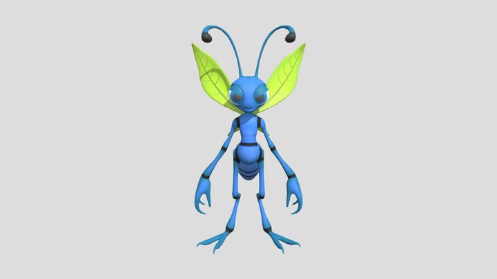 Butterfly Fairy 3D Model 3D Model