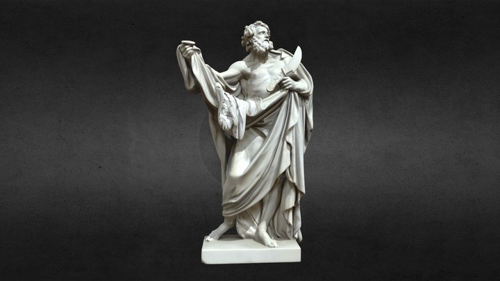 聖巴多羅買像 St Bartholomew in Laterano, Rome 3D Model