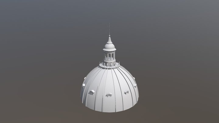 Dome FBX Mikevd H 3D Model