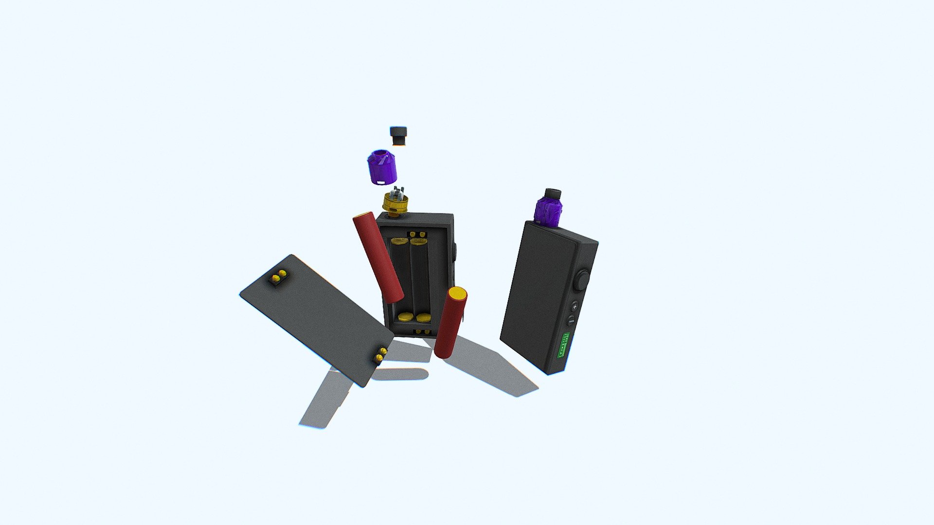 E-cigarette — Sketchfab embed 3D viewer