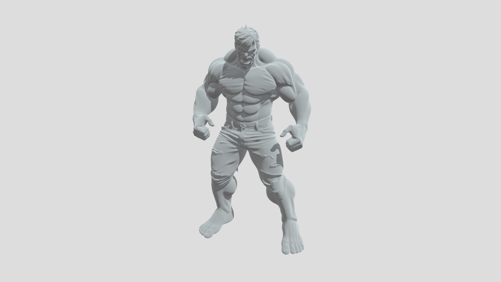 3D model of the Incredible Hulk - 3D model by JJ.On.Hight [2f1af86 ...