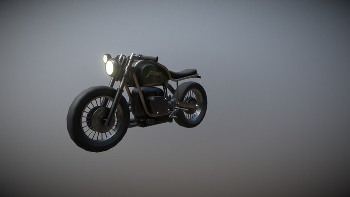 Motorcycle "Motorbreath" 3D Model