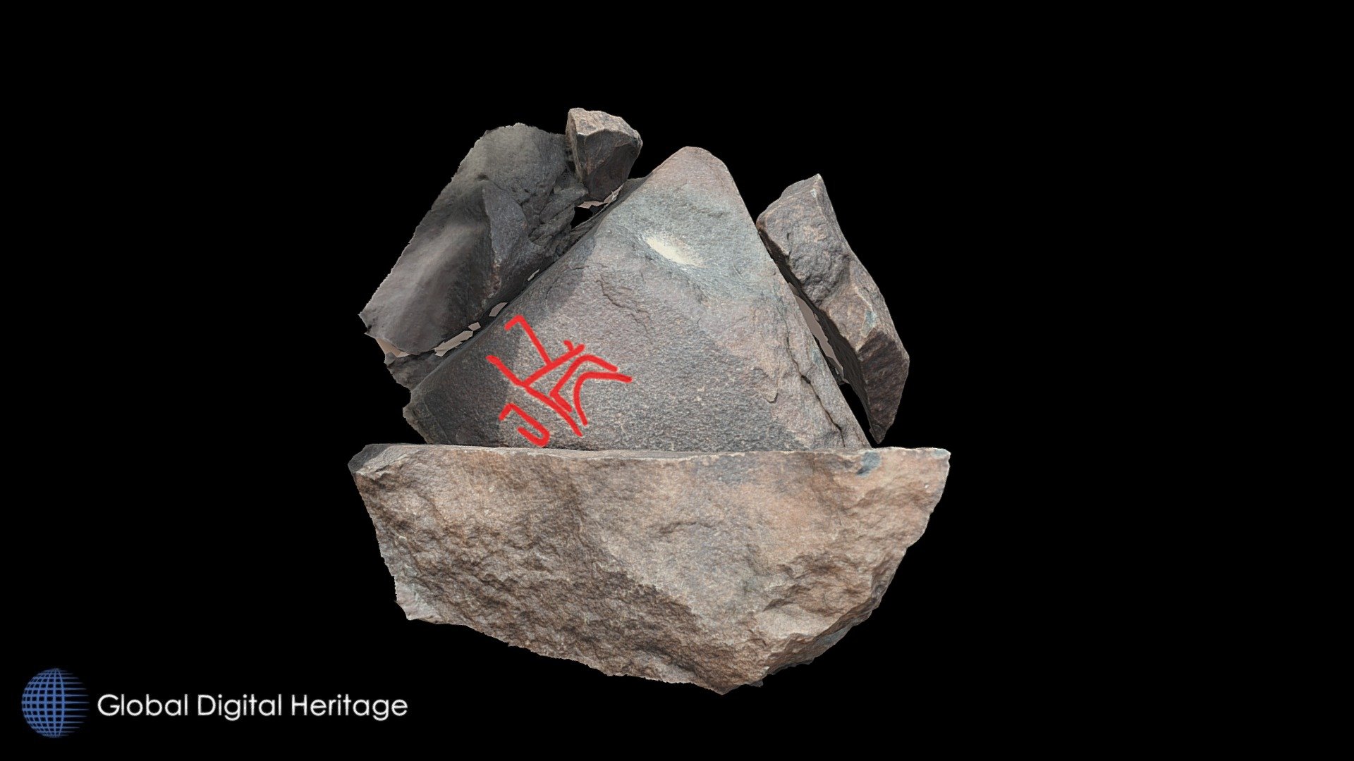 Petroglyph V13 Khatm Al Melaha, Kalba, Sharjah