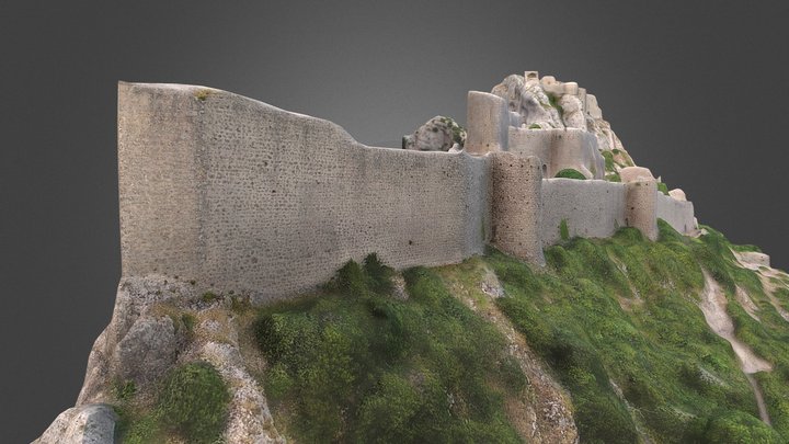 Château de Peyrepertuse 3D Model