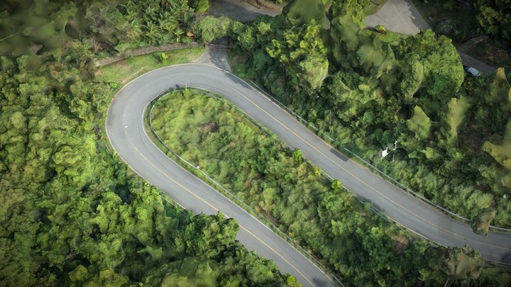 mountain road at Phuket Island – Gratis 3D-model STL