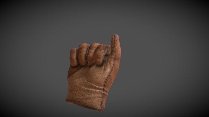 VR Hand Glove 3D Model