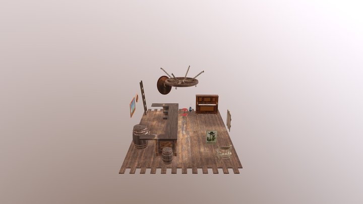 Bar del Oeste 3D Model