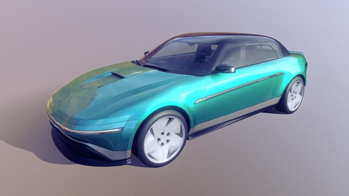 Subaru Alcyone Reimagining 3D Model