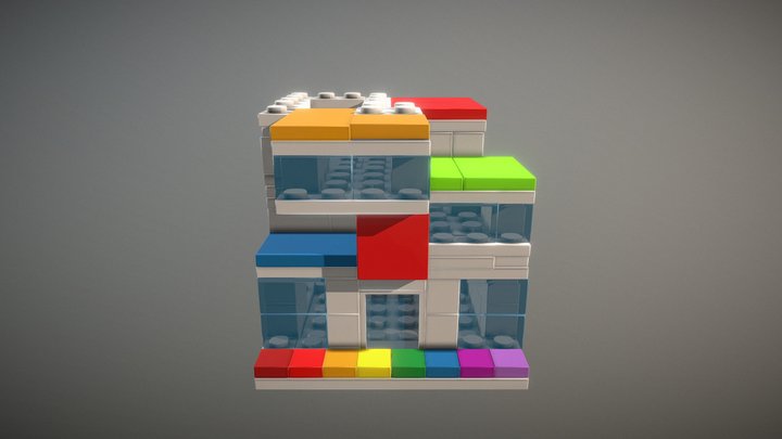 Lego_house WIP 3D Model