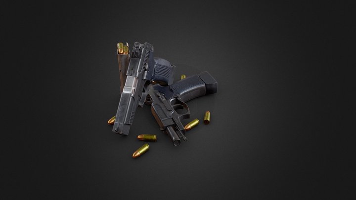 MP-443 "Grach" 3D Model