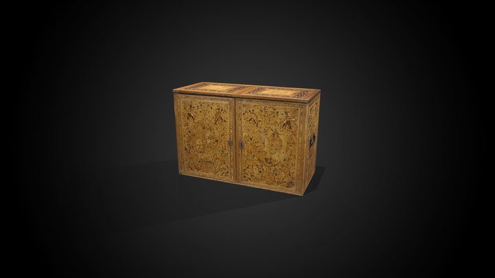 Augsburg table cabinet, c. 1560-1570 CE – Kostenloses 3D-Modell STL