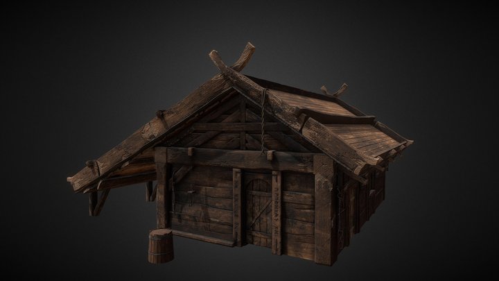 Kratos's Hut 3D Model