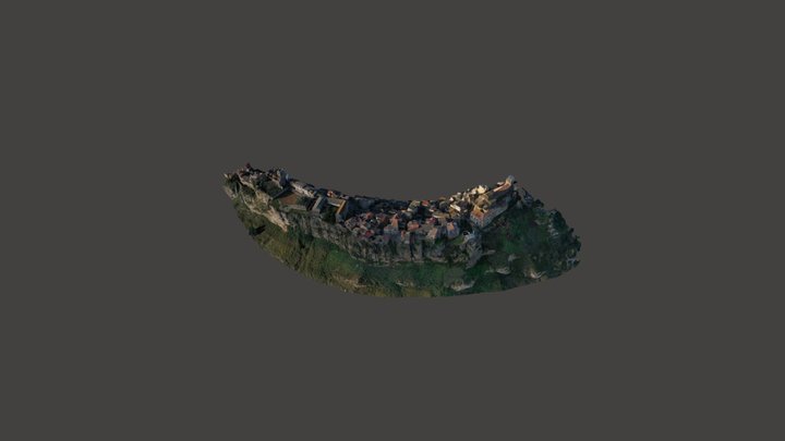 Modello 3D Calascibetta 3D Model