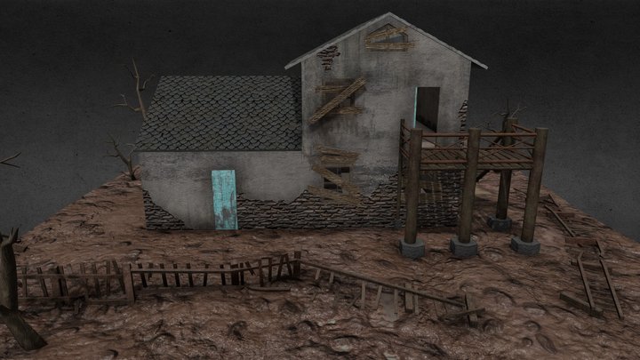 Abandoned house 3D Model