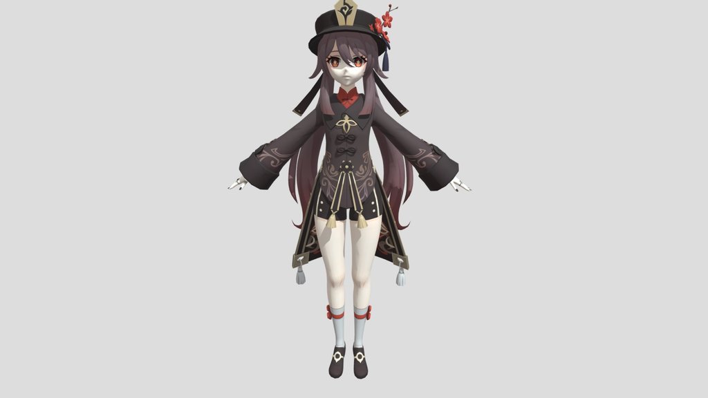 Hu tao 3d model
