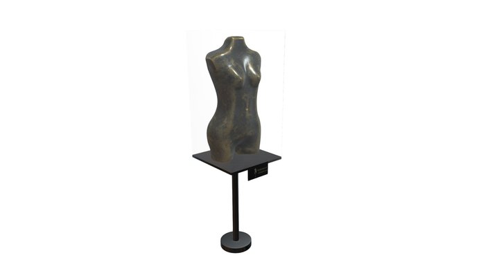 Sculpture of a female torso 3D Model