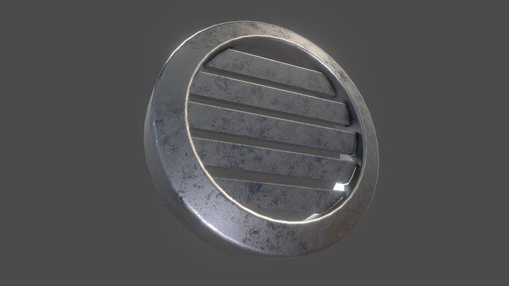 Metal vent 3D Model