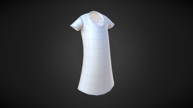 Lucy Gown 3D Model