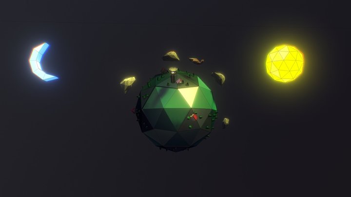 SmallWolrd 3D Model