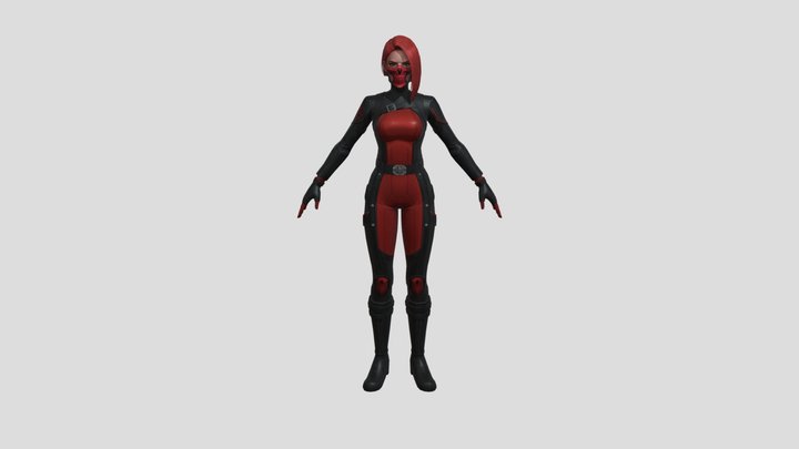 Marvel Future Fight - Sin Rage Returned 3D Model