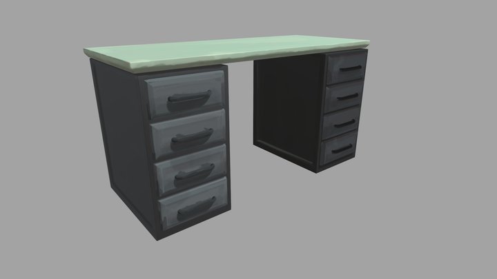 Stylized Table 3D Model